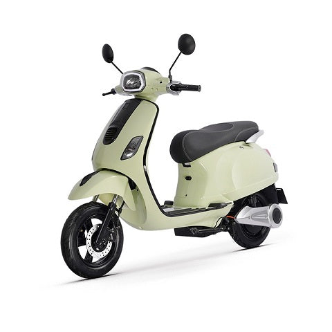 Scuter Electric N-Moto EL3 Verde – Motor Bosch 1000W, Dimensiuni 1760×540×1130mm, Greutate 65Kg, Viteză Max. 45 km/h, Autonomie 60 km, Baterii 72V, APP, GPS, Carte RAR (C.I.V) + CADOU Tricou N-Moto